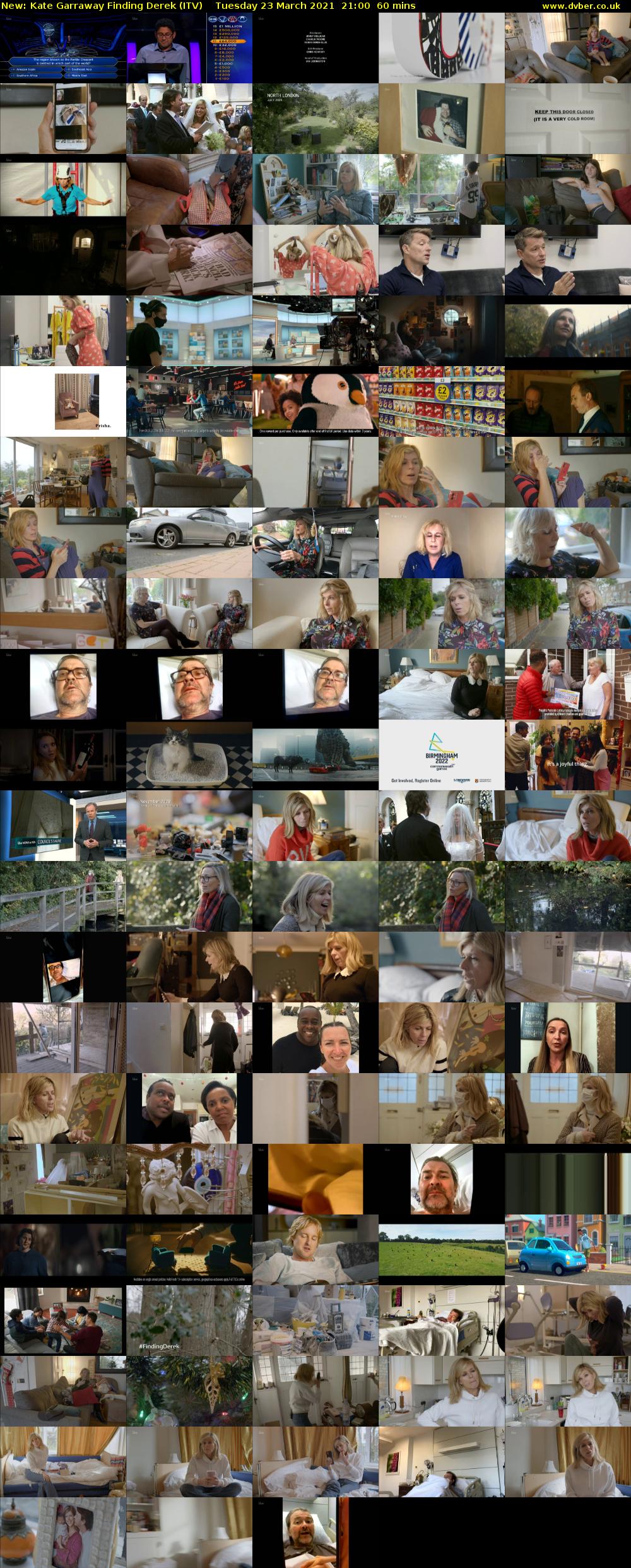 Kate Garraway Finding Derek (ITV) Tuesday 23 March 2021 21:00 - 22:00