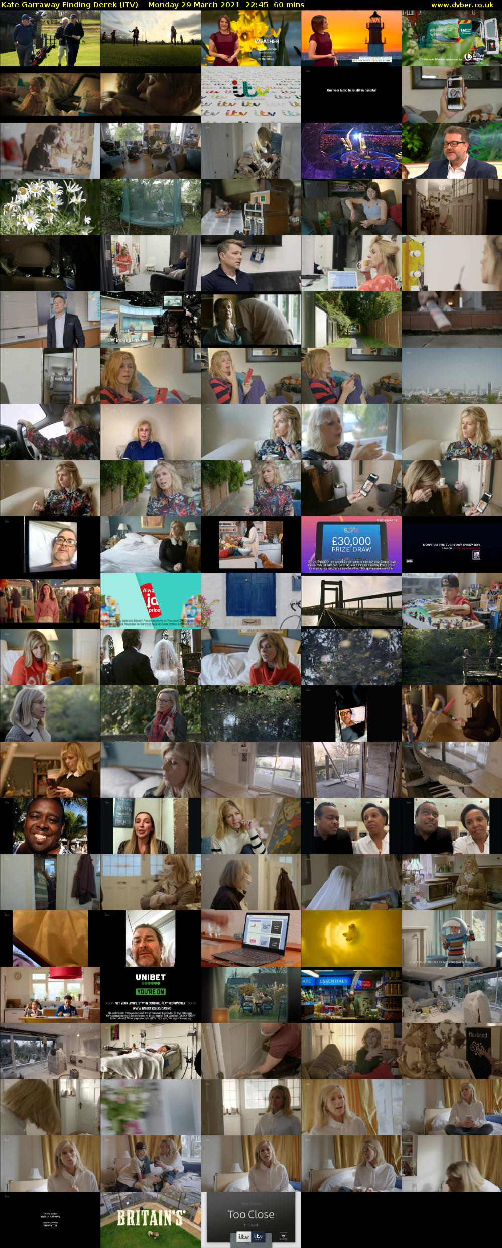 Kate Garraway Finding Derek (ITV) Monday 29 March 2021 22:45 - 23:45