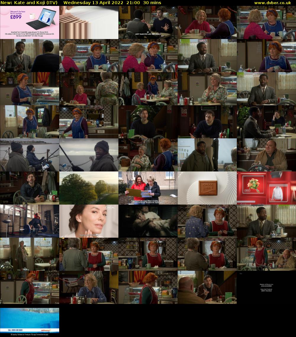 Kate and Koji (ITV) Wednesday 13 April 2022 21:00 - 21:30