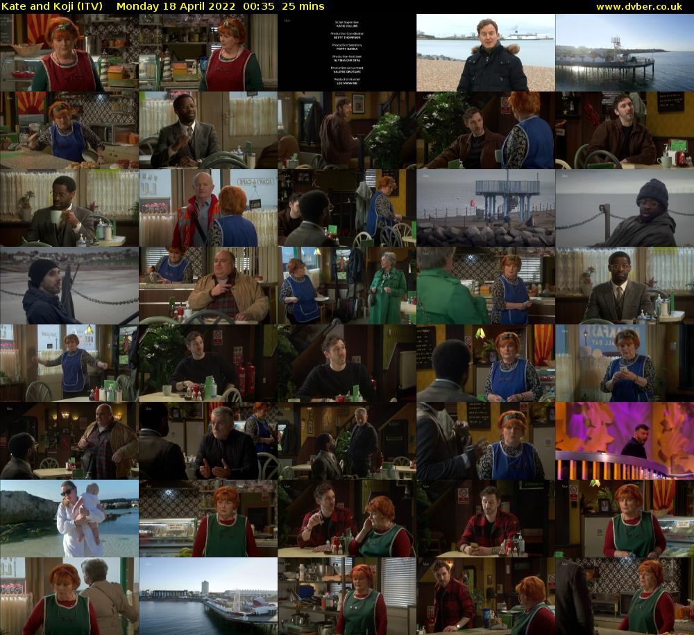 Kate and Koji (ITV) Monday 18 April 2022 00:35 - 01:00