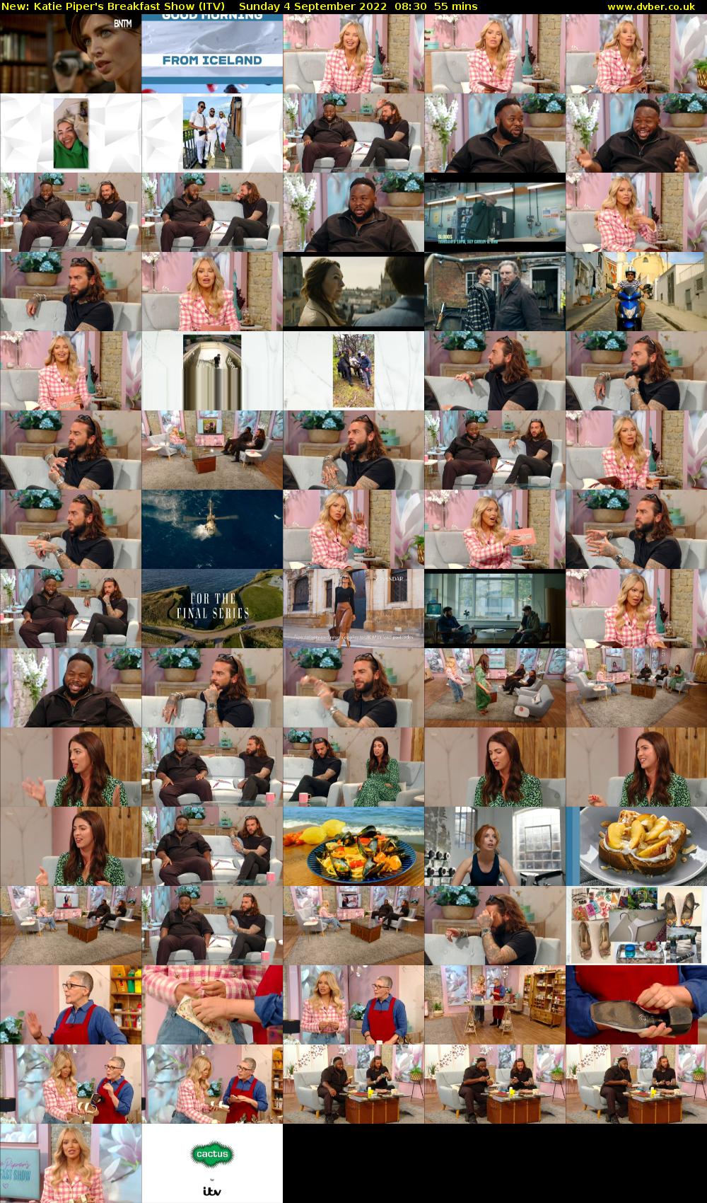 Katie Piper's Breakfast Show (ITV) Sunday 4 September 2022 08:30 - 09:25