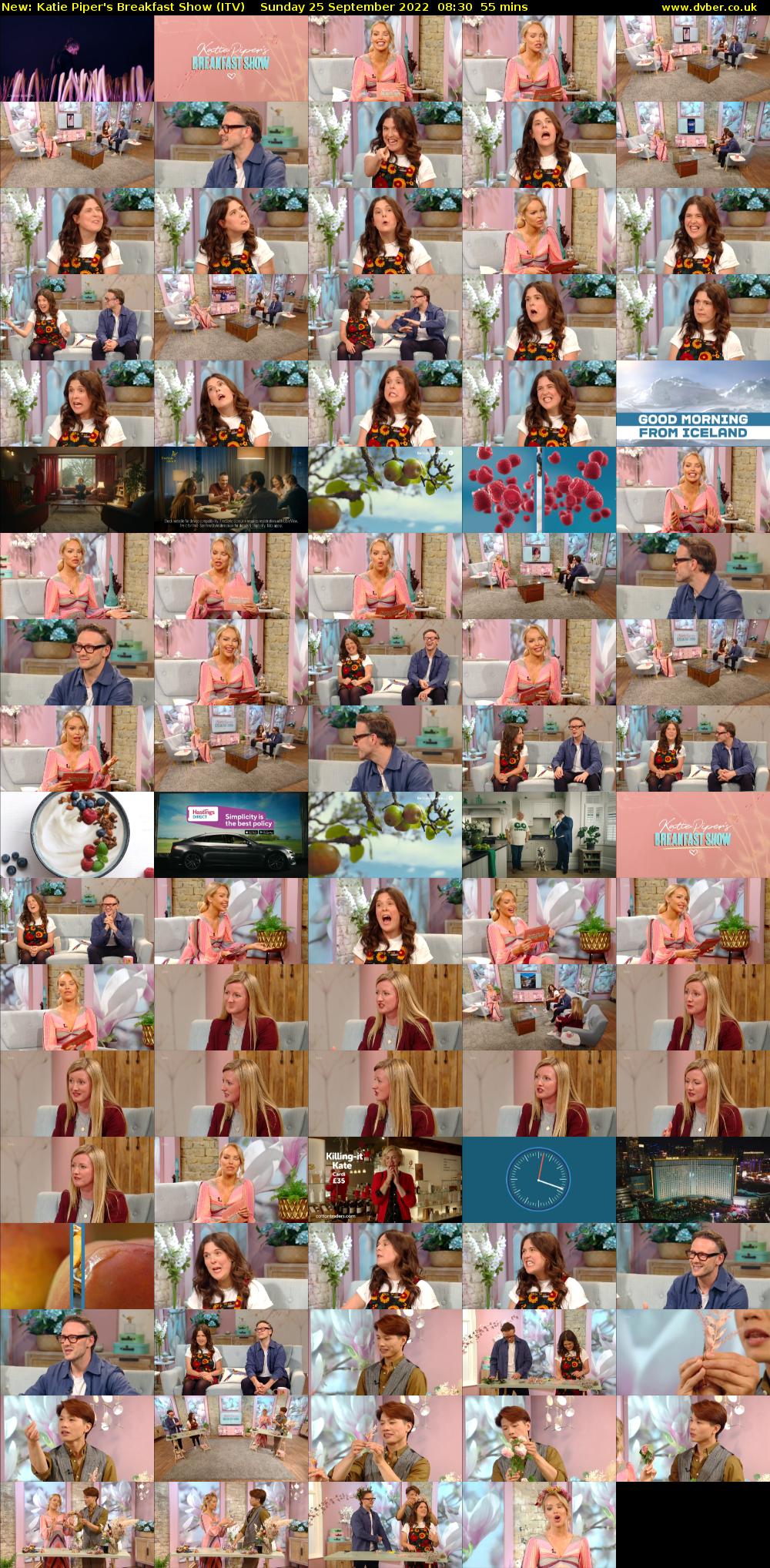 Katie Piper's Breakfast Show (ITV) Sunday 25 September 2022 08:30 - 09:25