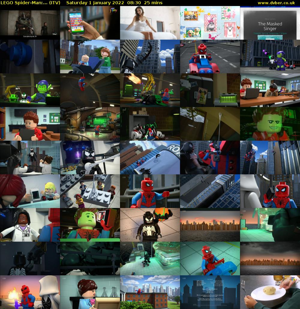 LEGO Spider-Man:... (ITV) Saturday 1 January 2022 08:30 - 08:55