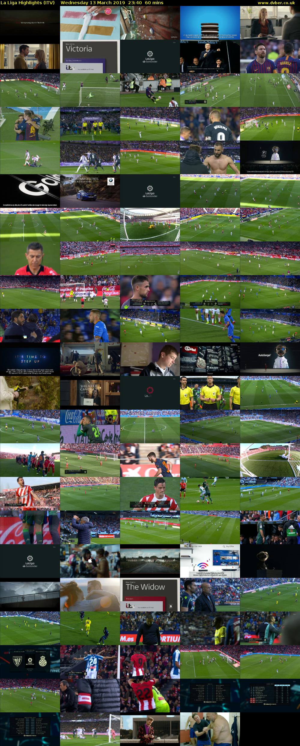 La Liga Highlights (ITV) Wednesday 13 March 2019 23:40 - 00:40