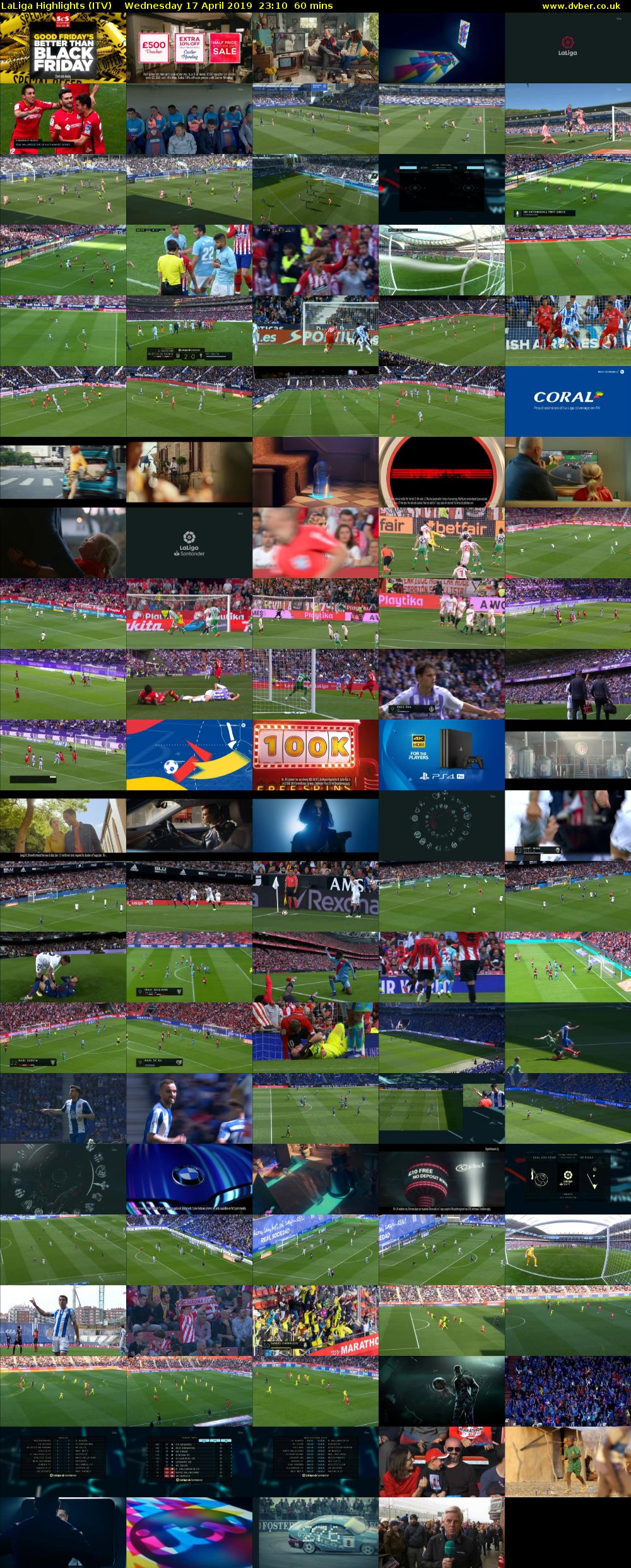LaLiga Highlights (ITV) Wednesday 17 April 2019 23:10 - 00:10