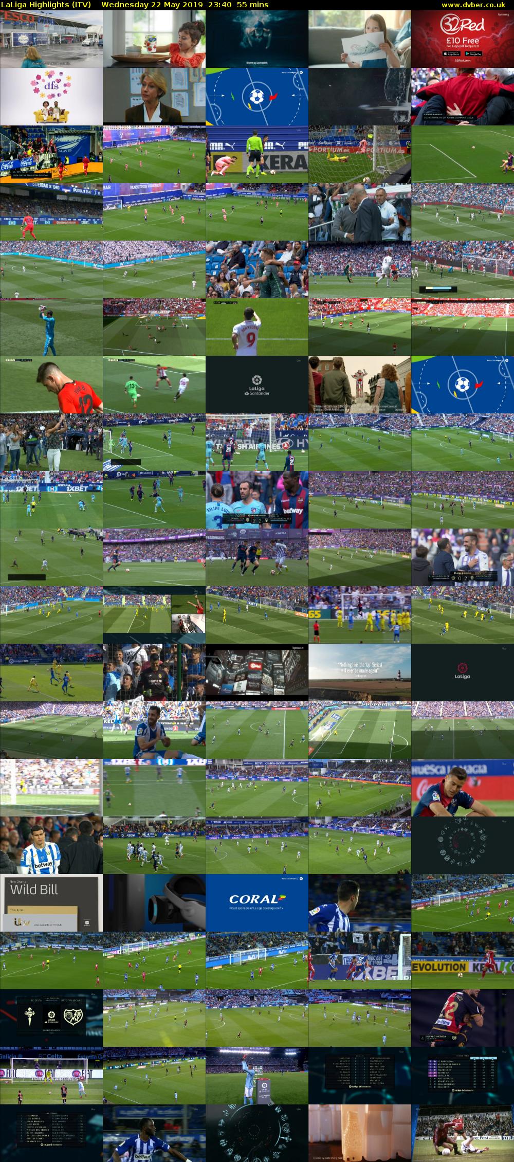 LaLiga Highlights (ITV) Wednesday 22 May 2019 23:40 - 00:35