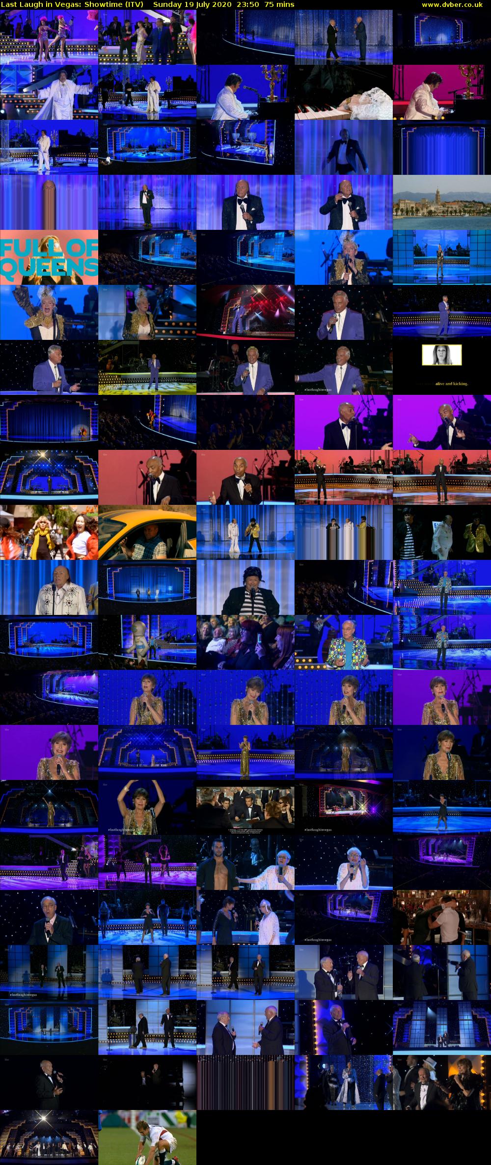 Last Laugh in Vegas: Showtime (ITV) Sunday 19 July 2020 23:50 - 01:05