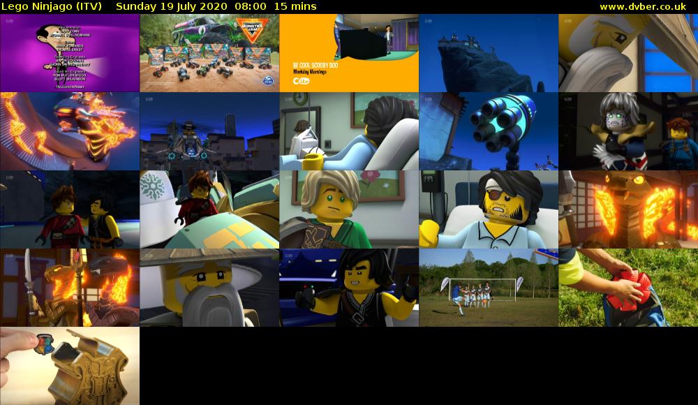 Lego Ninjago (ITV) Sunday 19 July 2020 08:00 - 08:15