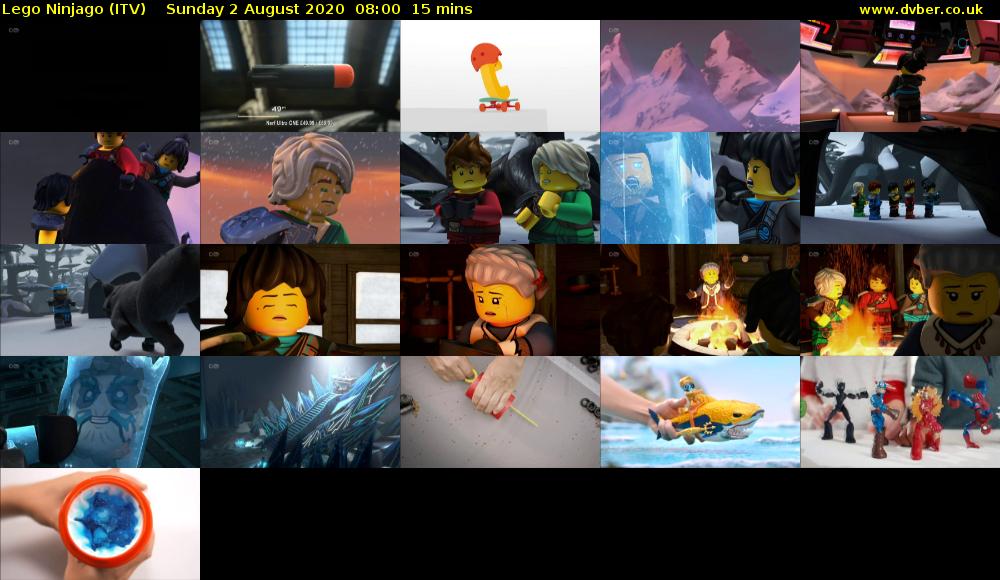 Lego Ninjago (ITV) Sunday 2 August 2020 08:00 - 08:15