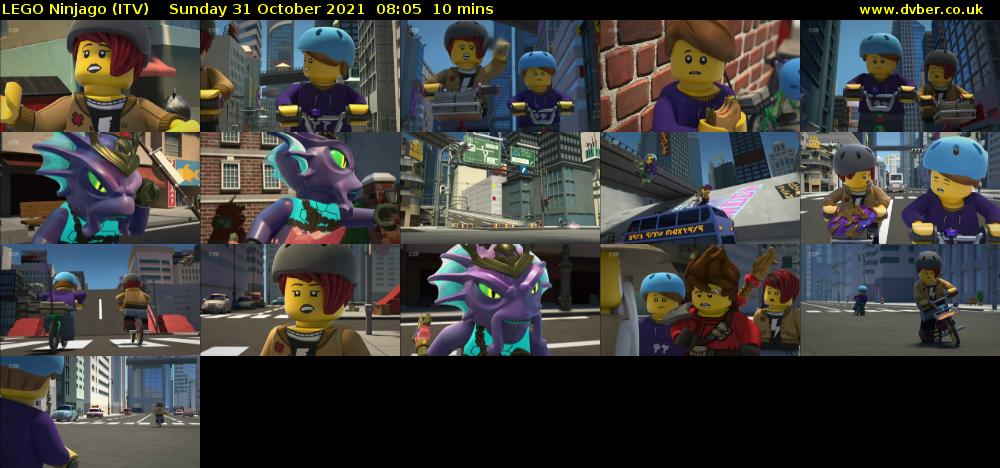 Lego Ninjago (ITV) Sunday 31 October 2021 08:05 - 08:15