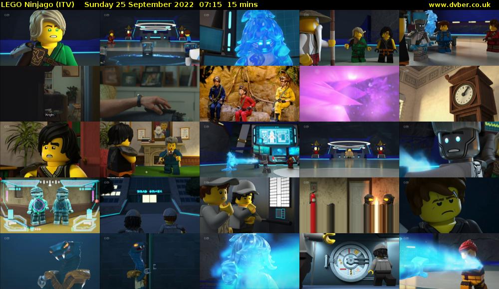 Lego Ninjago (ITV) Sunday 25 September 2022 07:15 - 07:30
