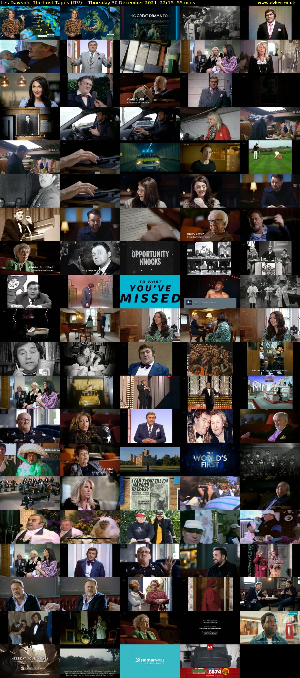Les Dawson: The Lost Tapes (ITV) Thursday 30 December 2021 22:15 - 23:10