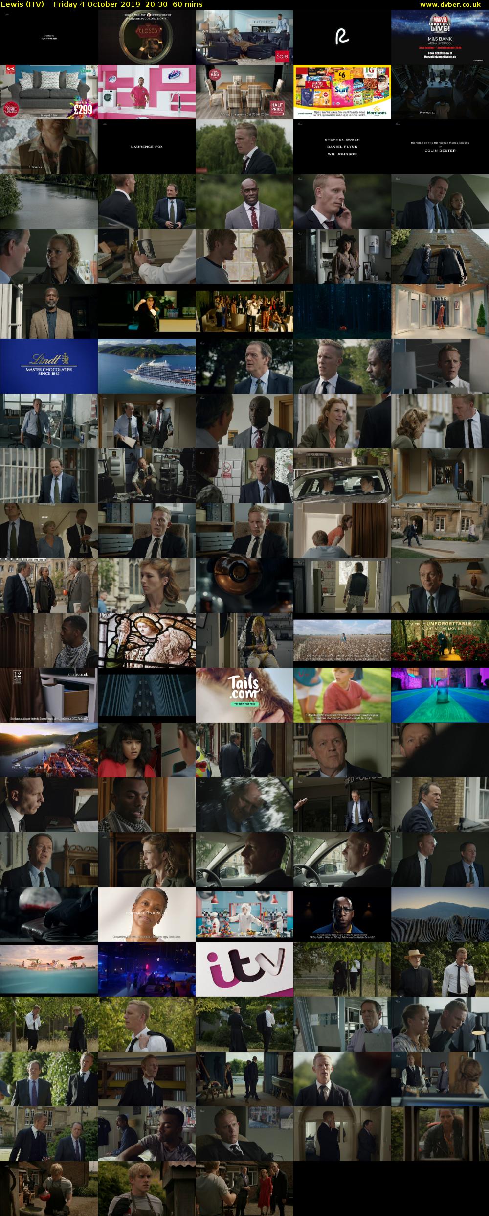Lewis (ITV) Friday 4 October 2019 20:30 - 21:30