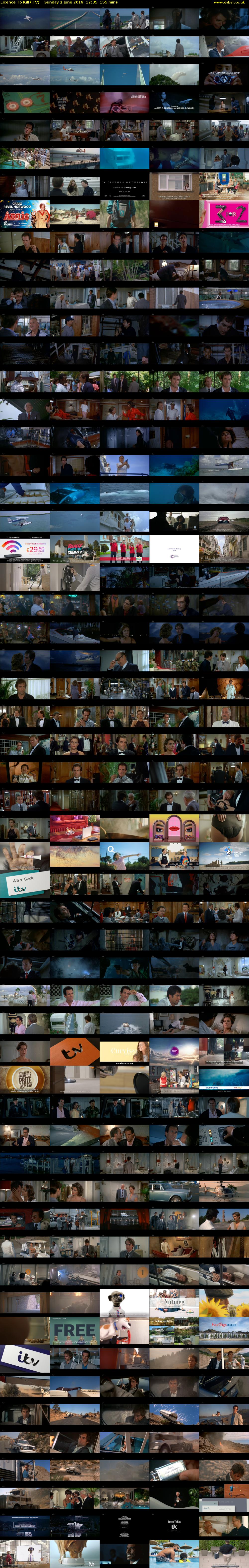 Licence To Kill (ITV) Sunday 2 June 2019 12:35 - 15:10
