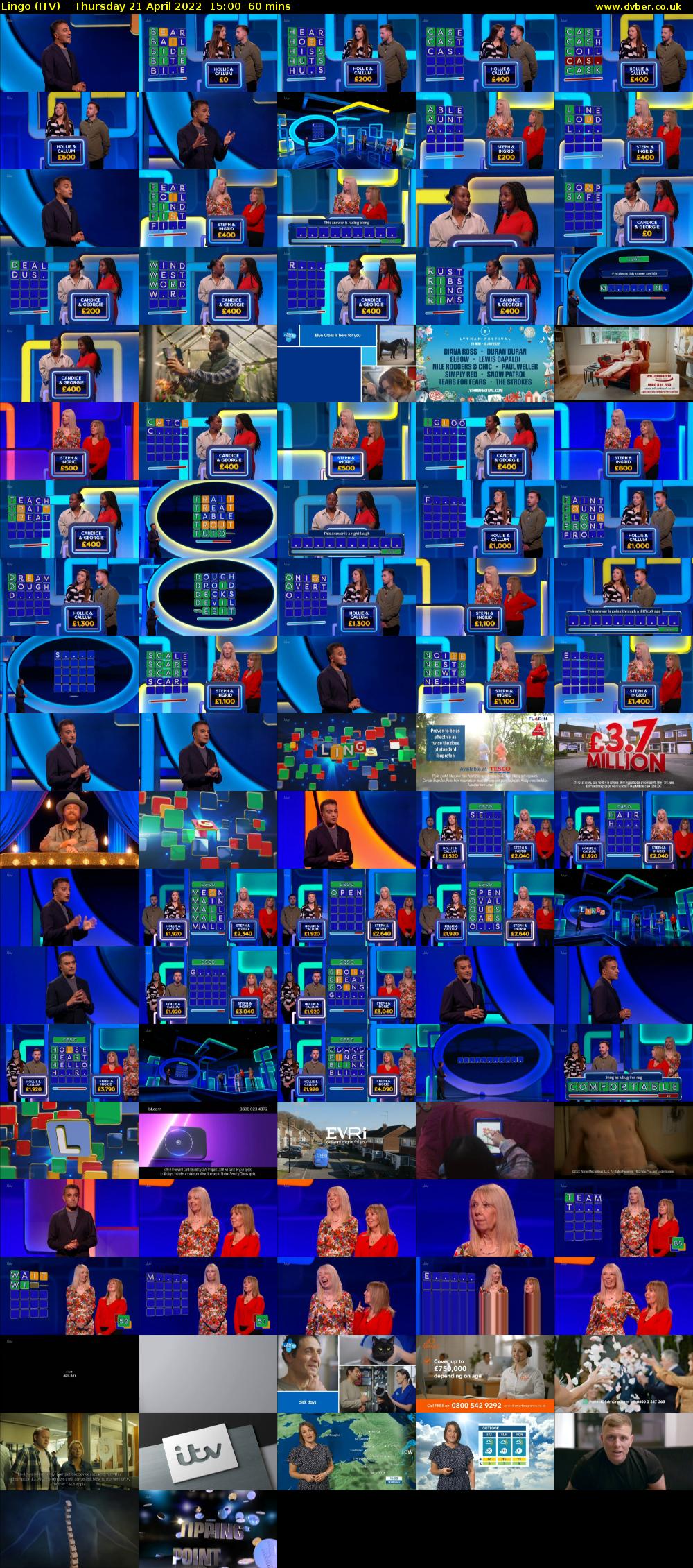Lingo (ITV) Thursday 21 April 2022 15:00 - 16:00
