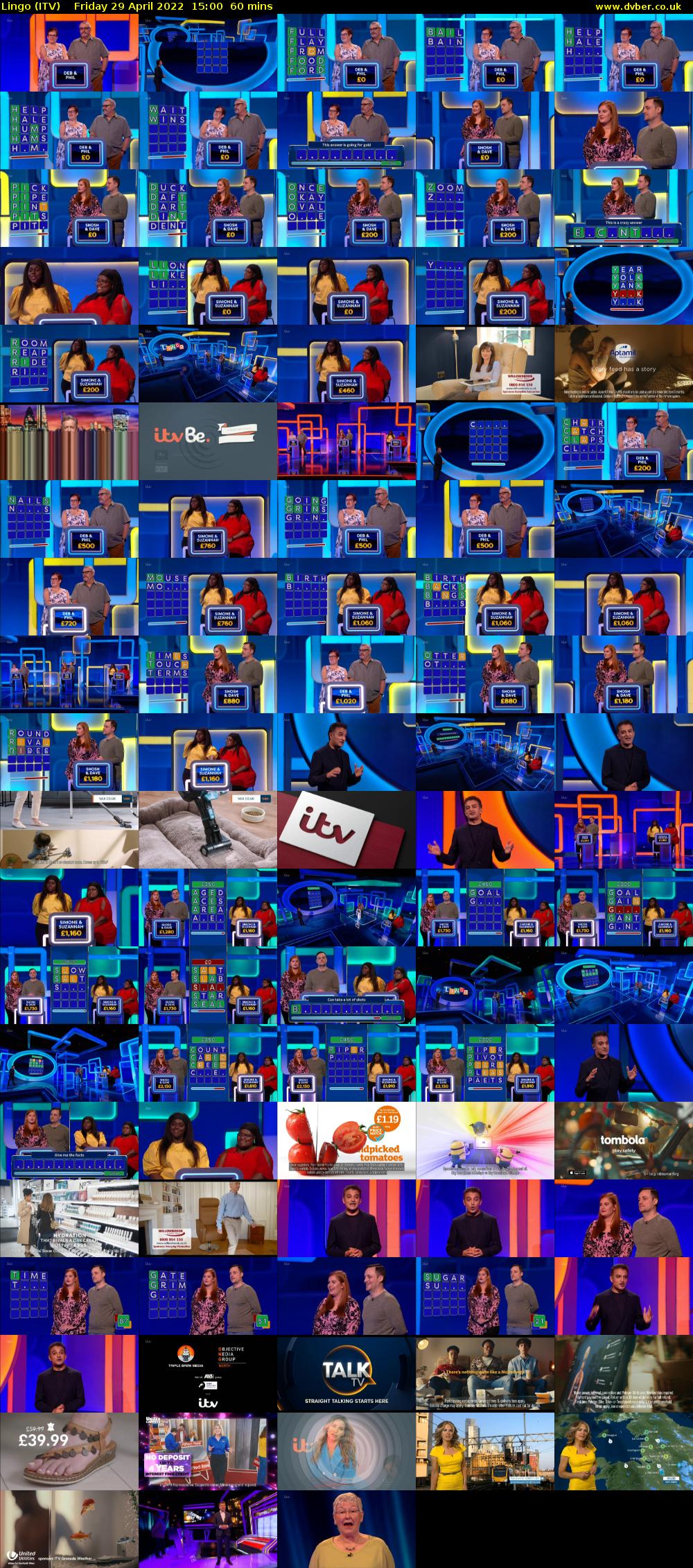 Lingo (ITV) Friday 29 April 2022 15:00 - 16:00