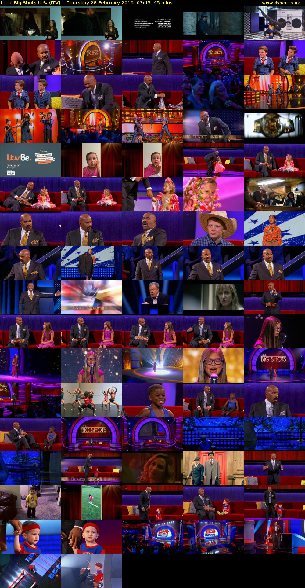 Little Big Shots U.S. (ITV) Thursday 28 February 2019 03:45 - 04:30