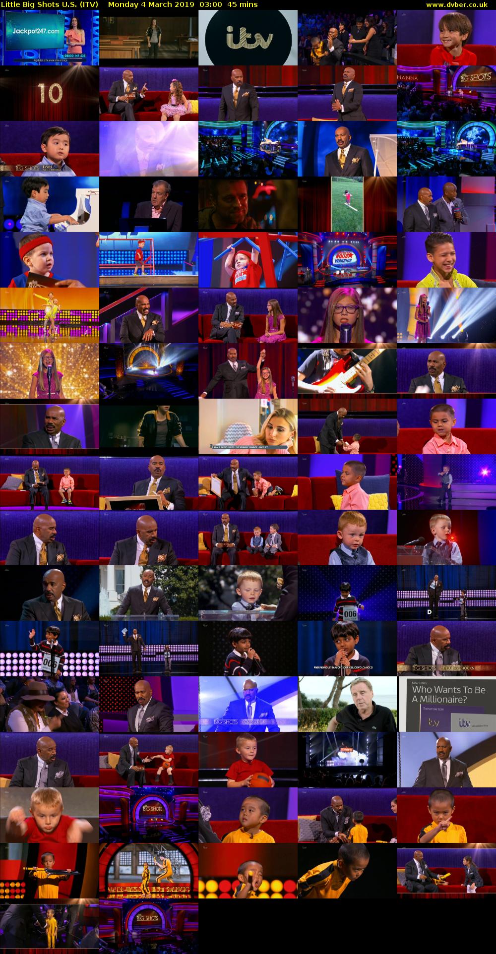 Little Big Shots U.S. (ITV) Monday 4 March 2019 03:00 - 03:45