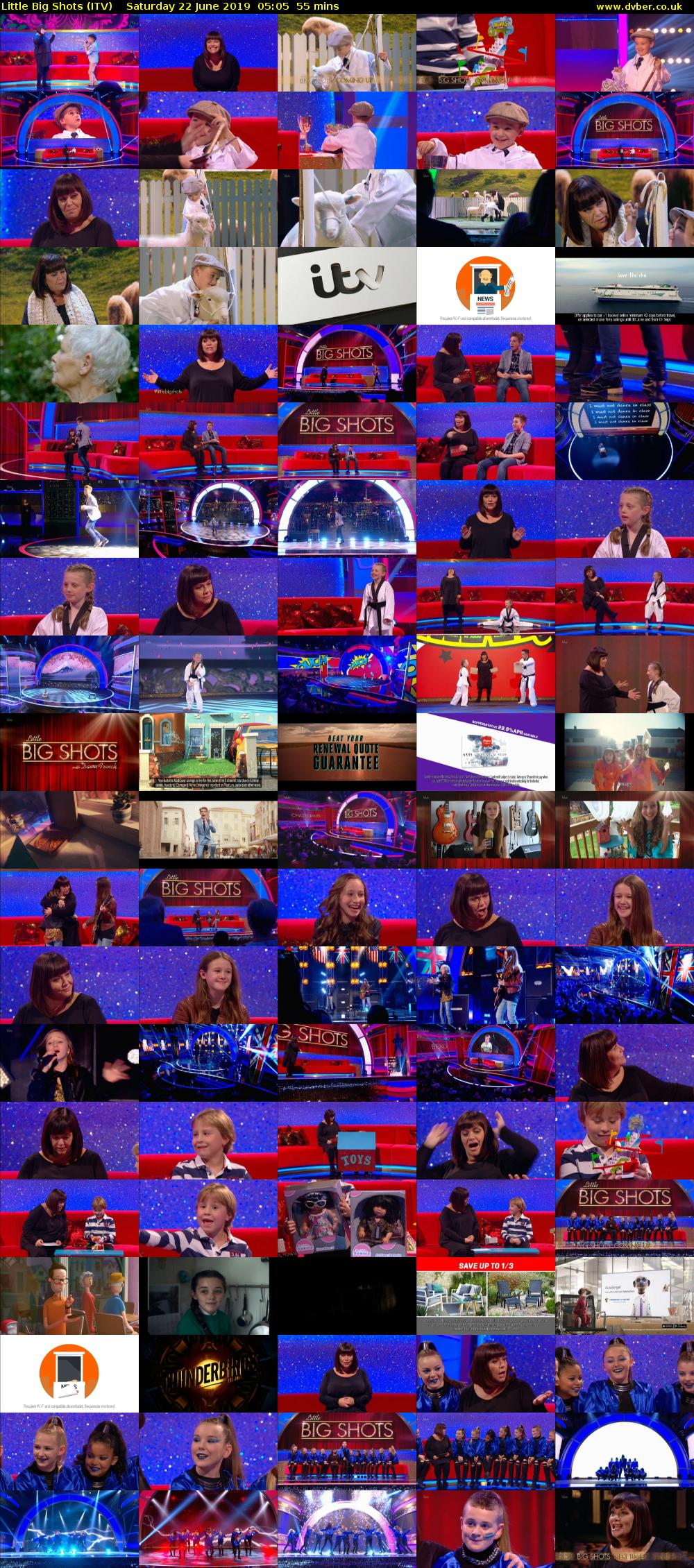 Little Big Shots (ITV) Saturday 22 June 2019 05:05 - 06:00