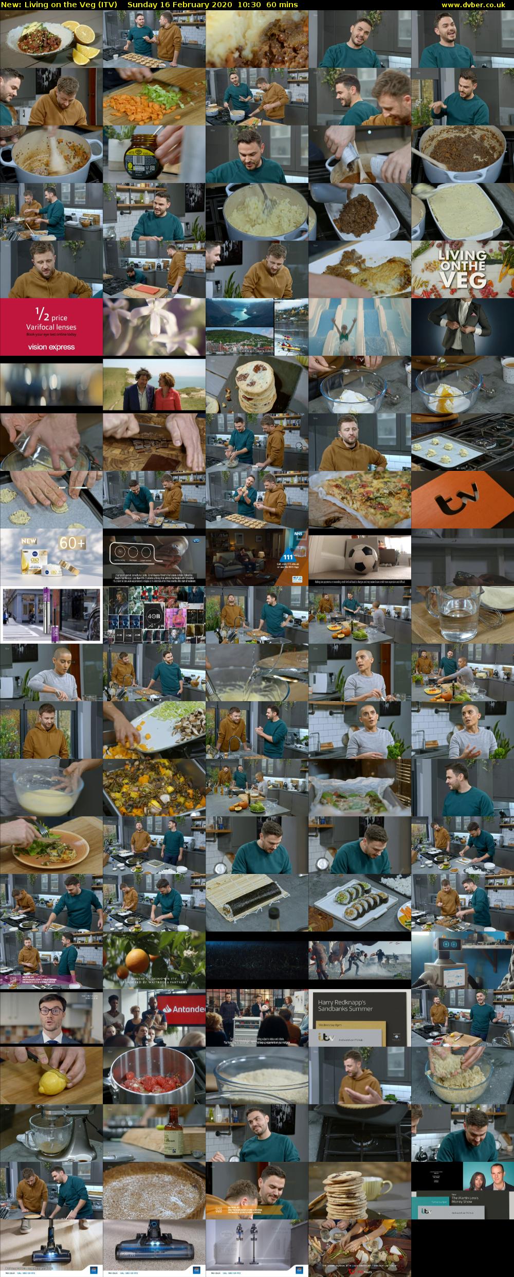 Living on the Veg (ITV) Sunday 16 February 2020 10:30 - 11:30