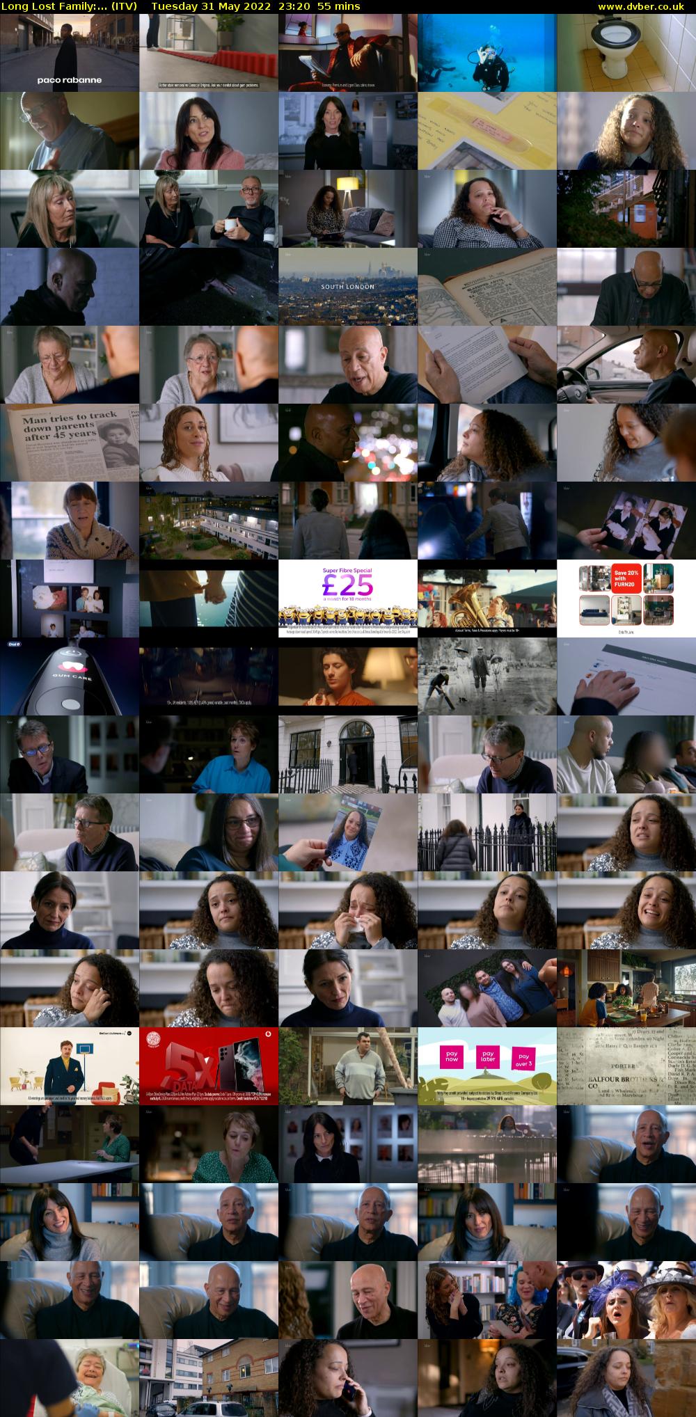 Long Lost Family:... (ITV) Tuesday 31 May 2022 23:20 - 00:15