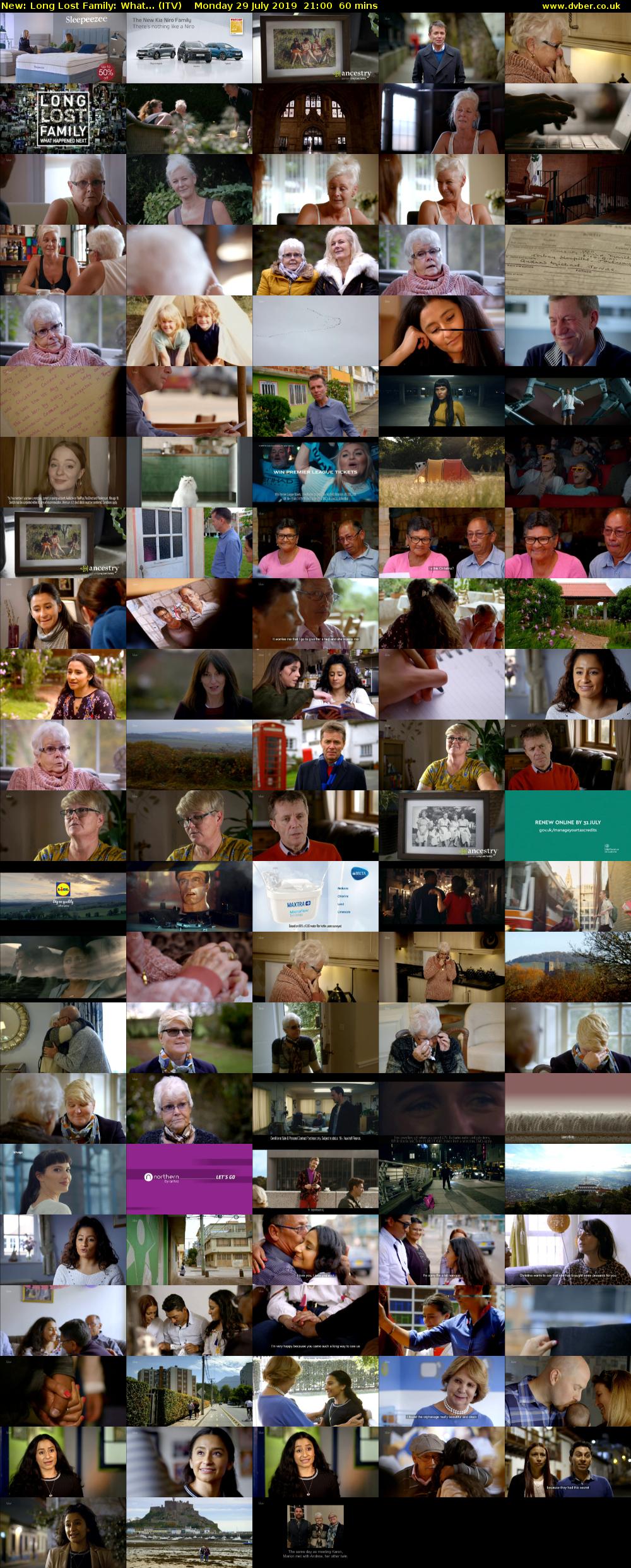 Long Lost Family: What... (ITV) Monday 29 July 2019 21:00 - 22:00