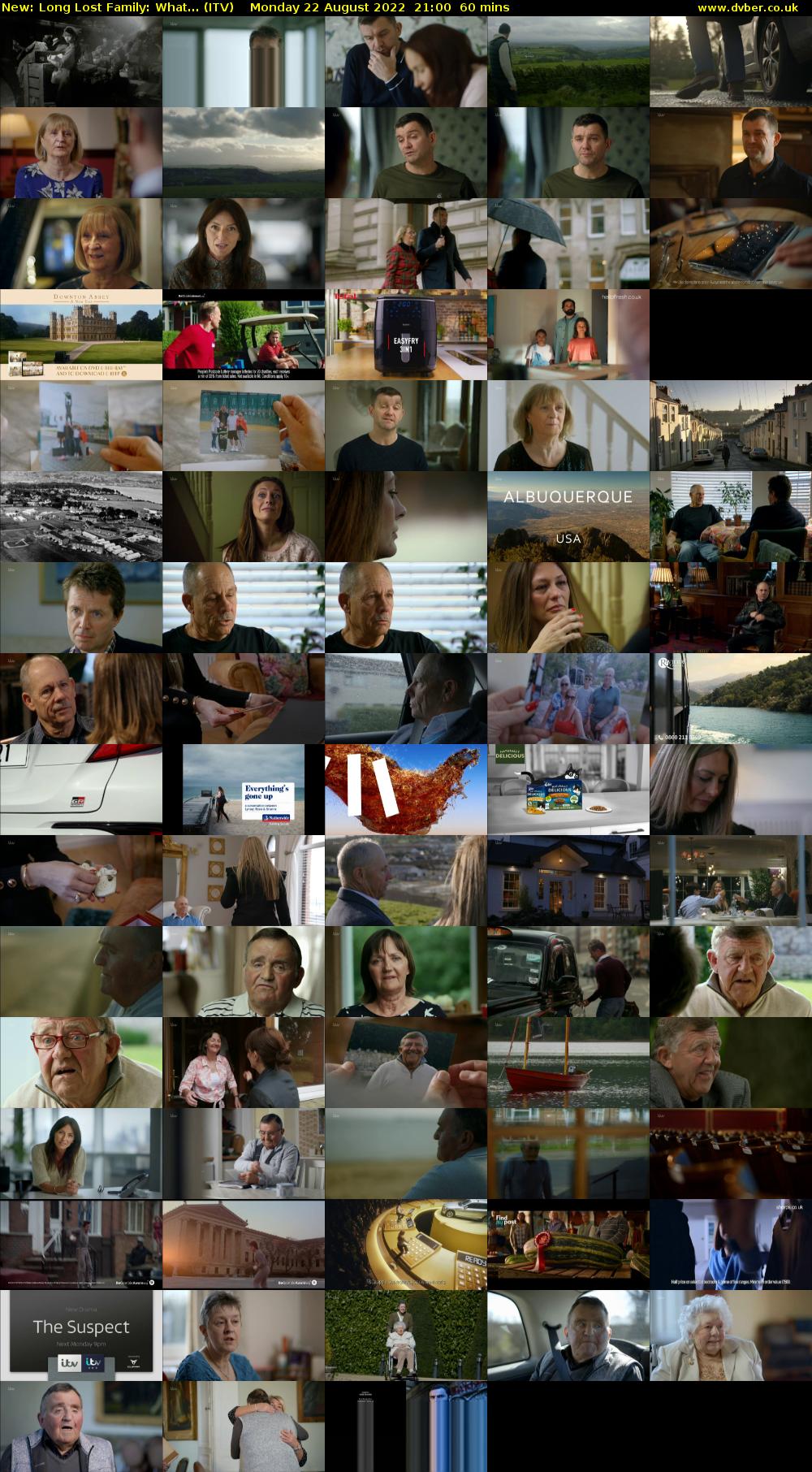 Long Lost Family: What... (ITV) Monday 22 August 2022 21:00 - 22:00