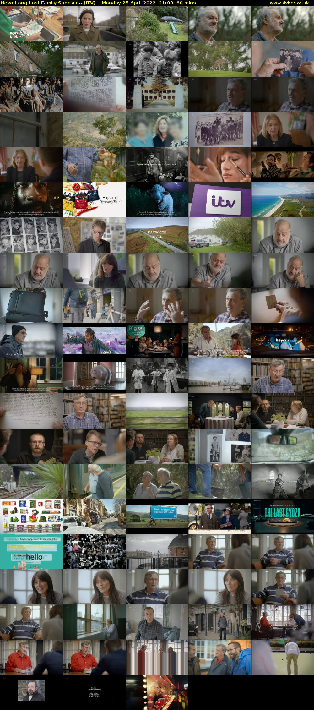 Long Lost Family Special:... (ITV) Monday 25 April 2022 21:00 - 22:00