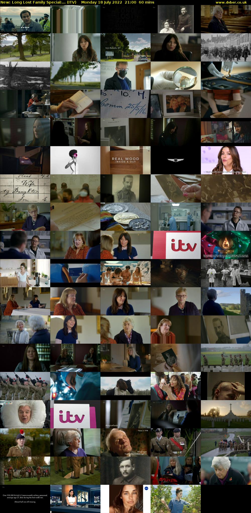 Long Lost Family Special:... (ITV) Monday 18 July 2022 21:00 - 22:00