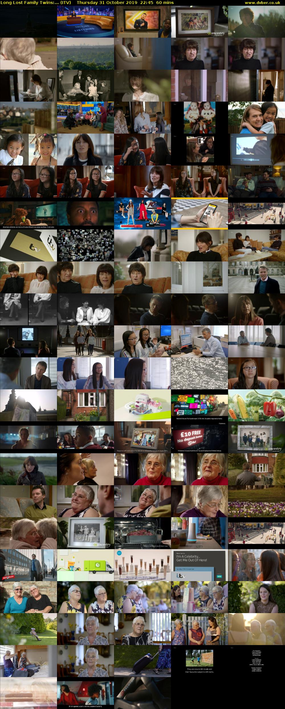 Long Lost Family Twins:... (ITV) Thursday 31 October 2019 22:45 - 23:45