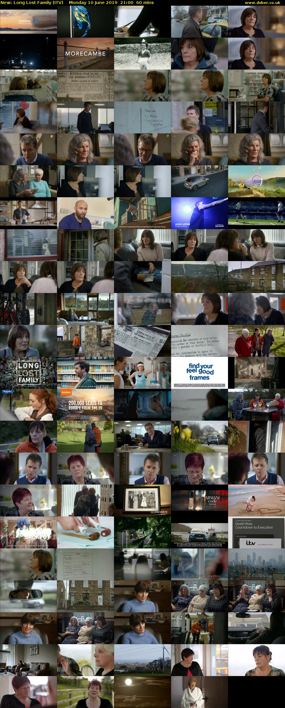Long Lost Family (ITV) Monday 10 June 2019 21:00 - 22:00