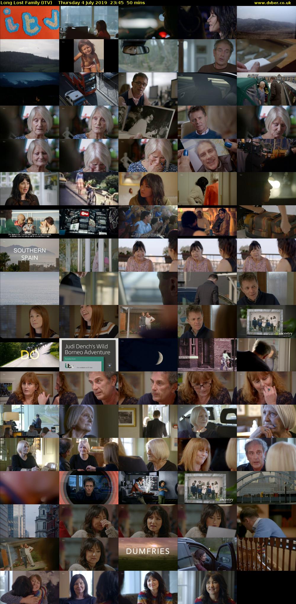 Long Lost Family (ITV) Thursday 4 July 2019 23:45 - 00:35
