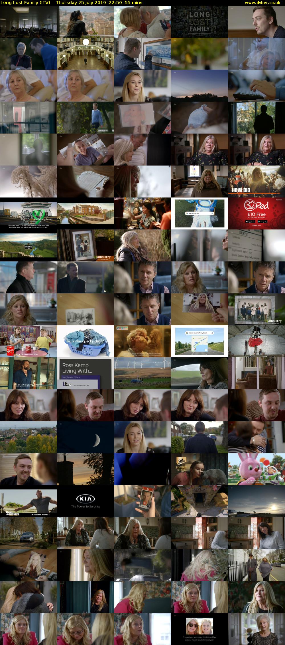 Long Lost Family (ITV) Thursday 25 July 2019 22:50 - 23:45