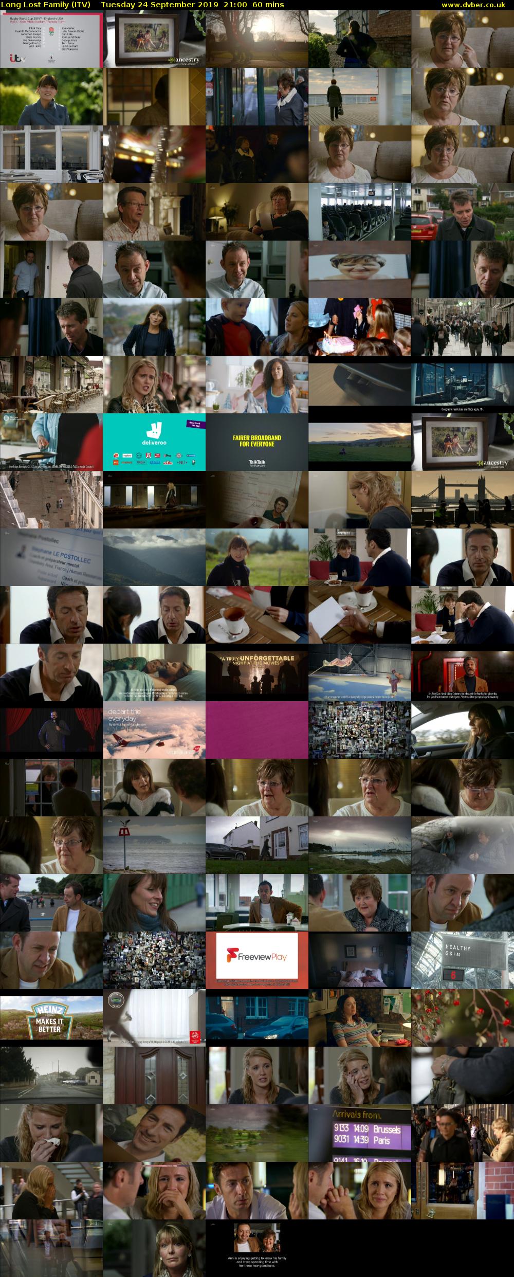 Long Lost Family (ITV) Tuesday 24 September 2019 21:00 - 22:00