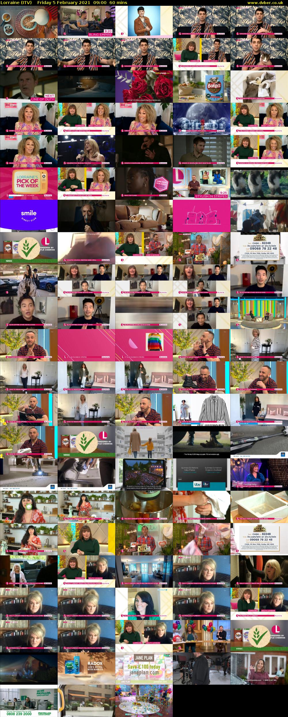 Lorraine (ITV) Friday 5 February 2021 09:00 - 10:00