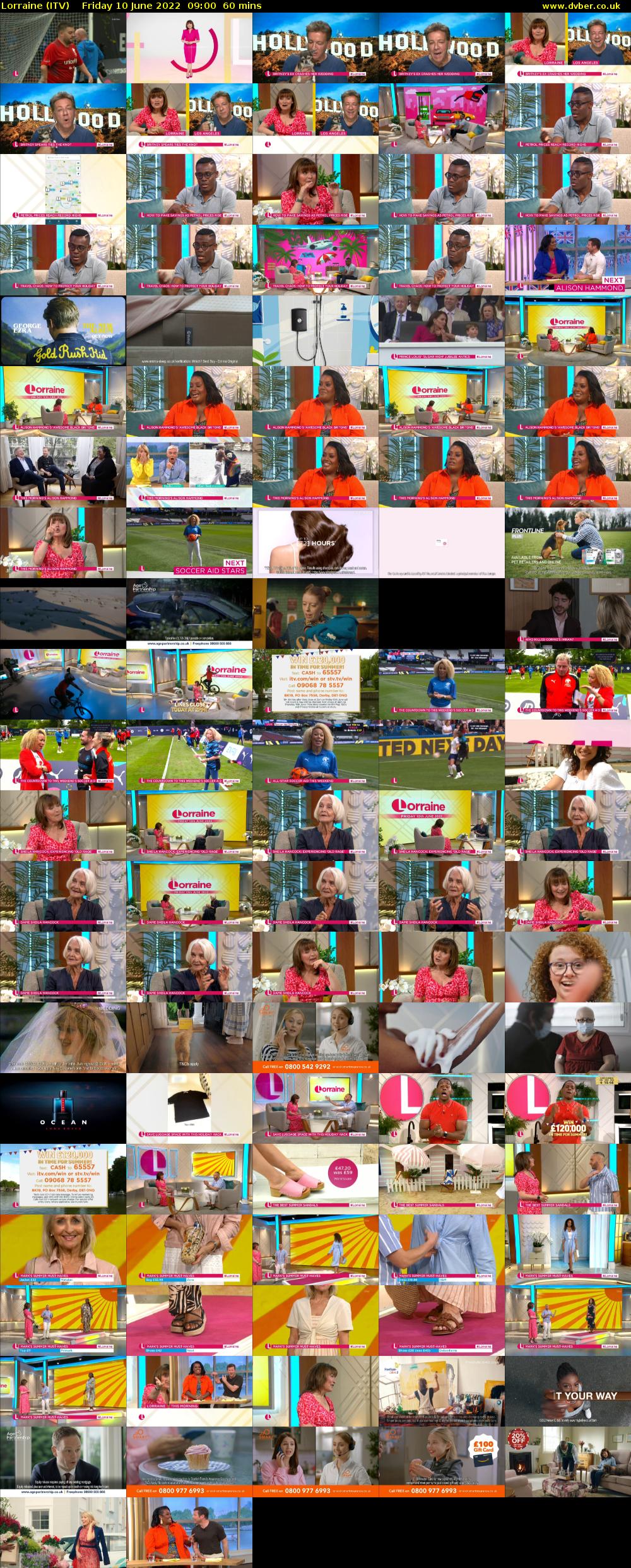 Lorraine (ITV) Friday 10 June 2022 09:00 - 10:00