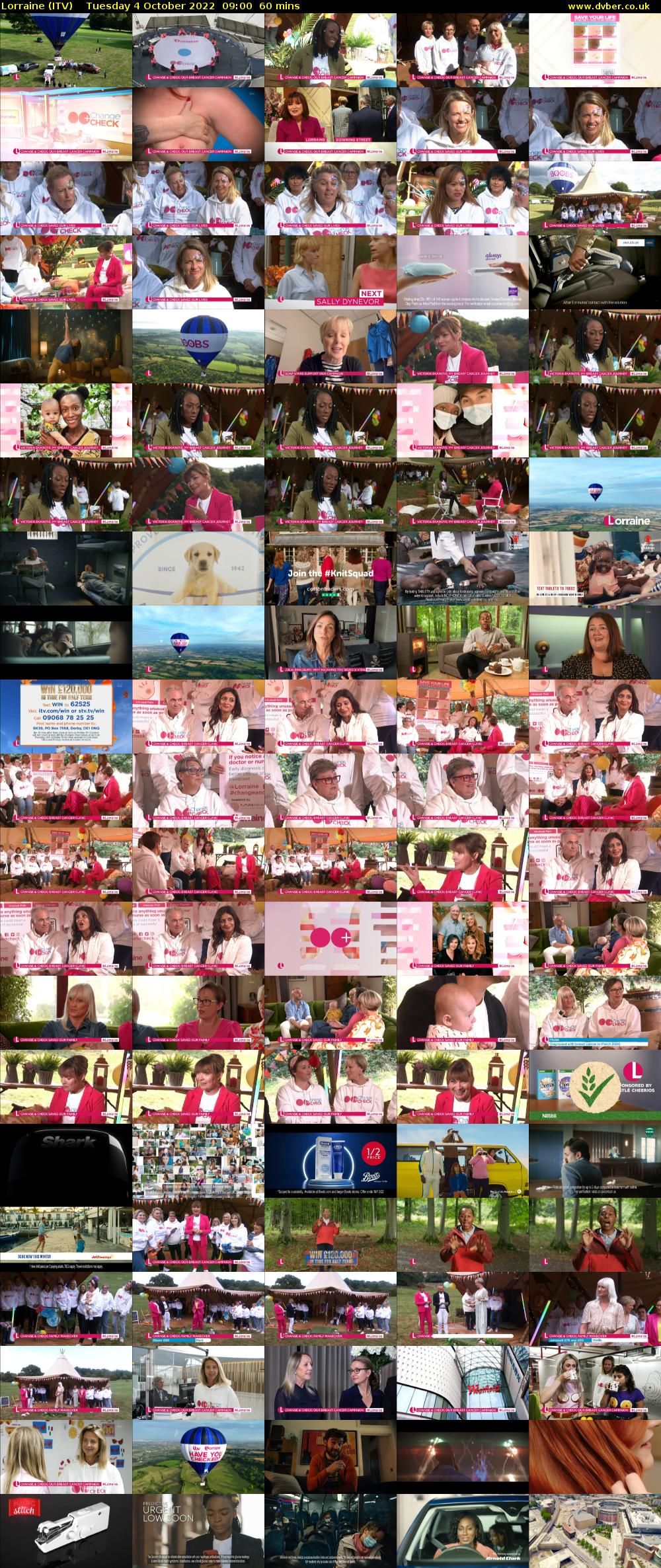 Lorraine (ITV) Tuesday 4 October 2022 09:00 - 10:00