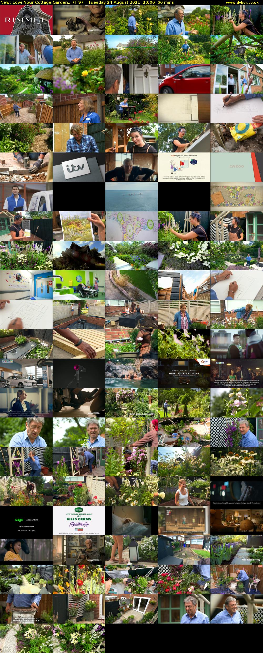 Love Your Cottage Garden... (ITV) Tuesday 24 August 2021 20:00 - 21:00