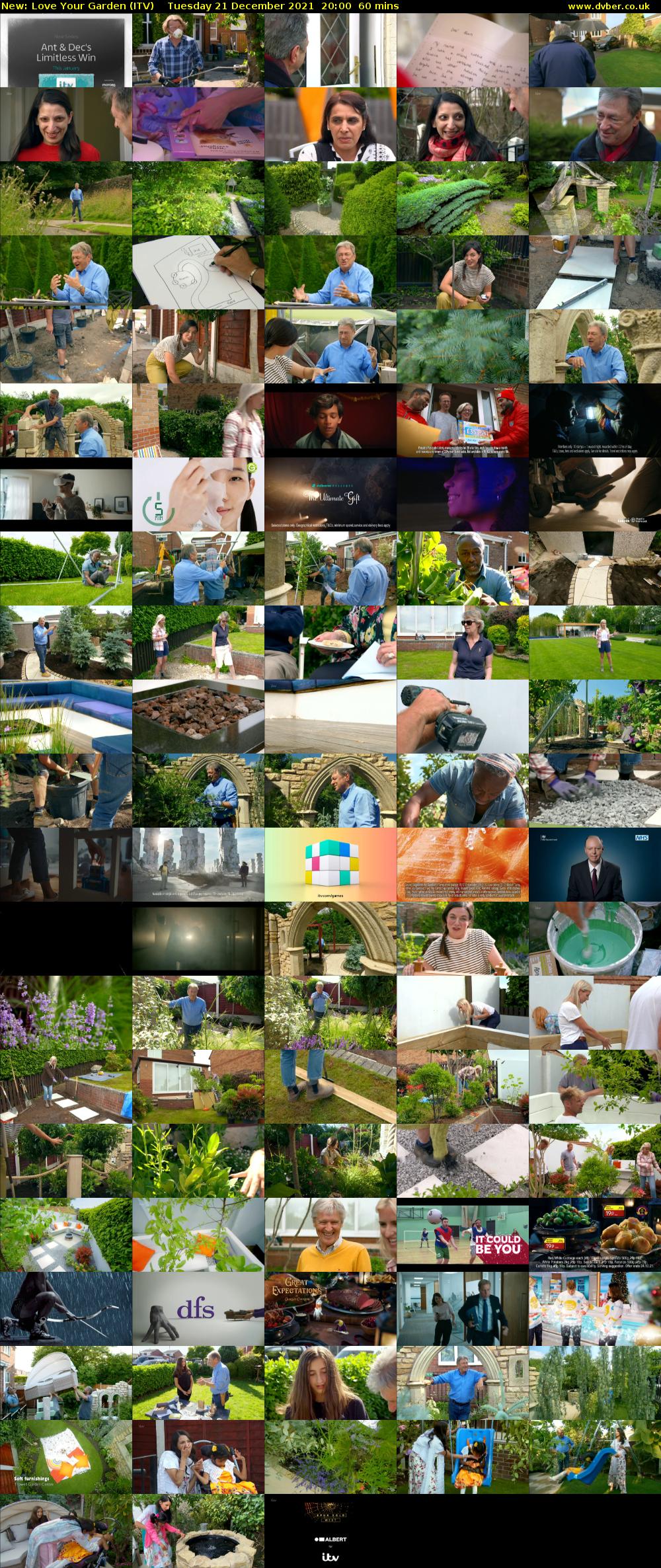 Love Your Garden (ITV) Tuesday 21 December 2021 20:00 - 21:00