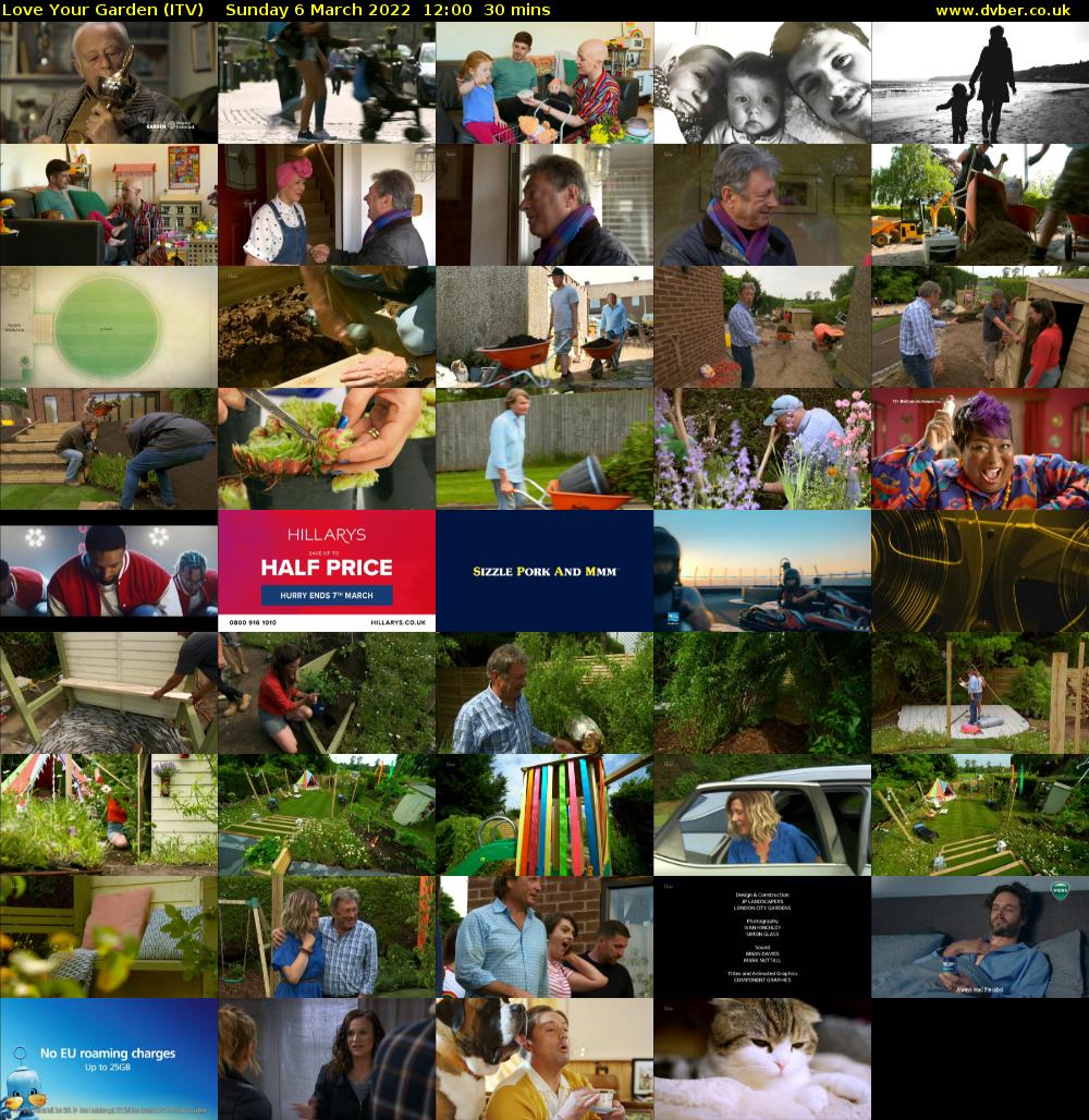 Love Your Garden (ITV) Sunday 6 March 2022 12:00 - 12:30