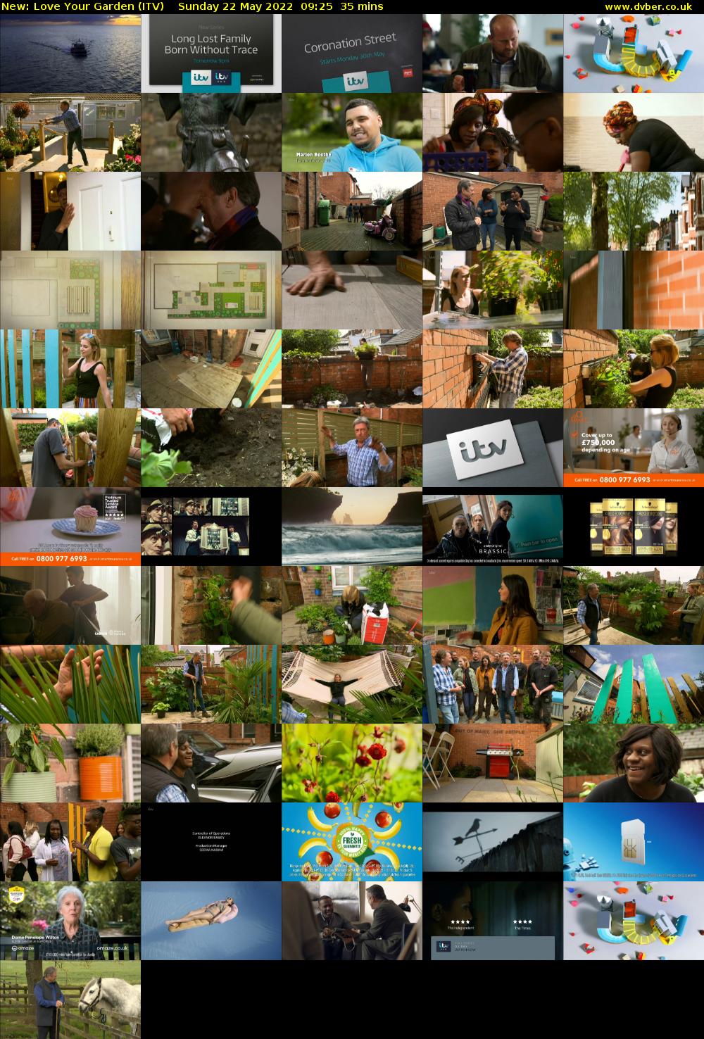 Love Your Garden (ITV) Sunday 22 May 2022 09:25 - 10:00