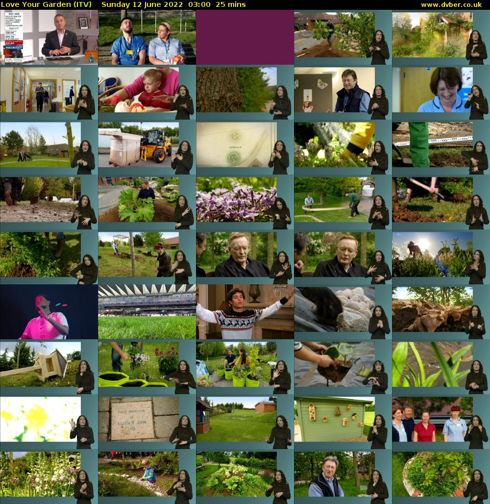 Love Your Garden (ITV) Sunday 12 June 2022 03:00 - 03:25
