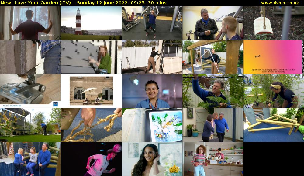 Love Your Garden (ITV) Sunday 12 June 2022 09:25 - 09:55