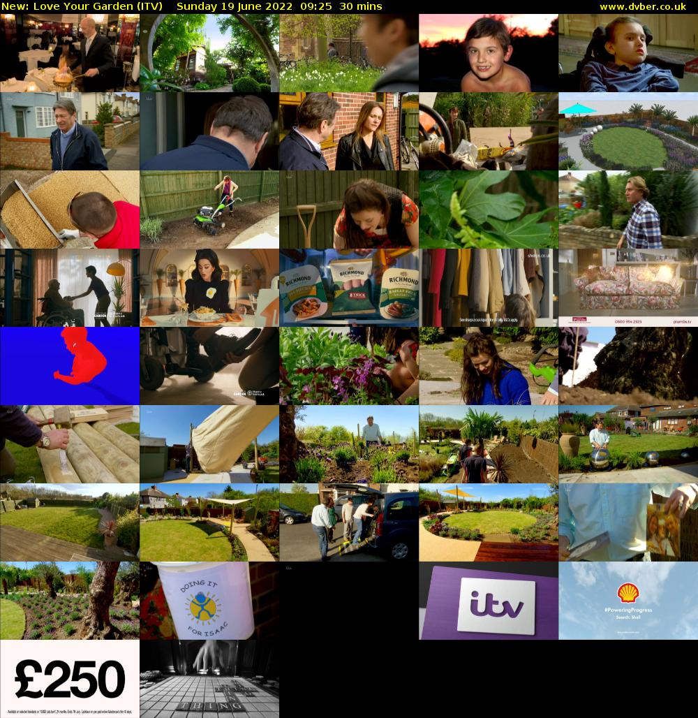Love Your Garden (ITV) Sunday 19 June 2022 09:25 - 09:55