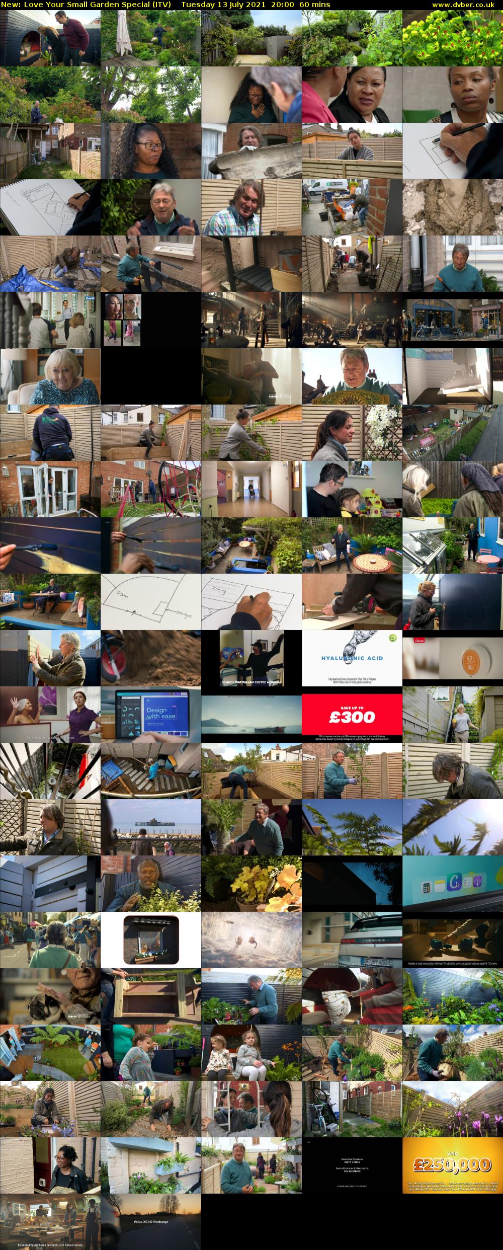 Love Your Small Garden Special (ITV) Tuesday 13 July 2021 20:00 - 21:00