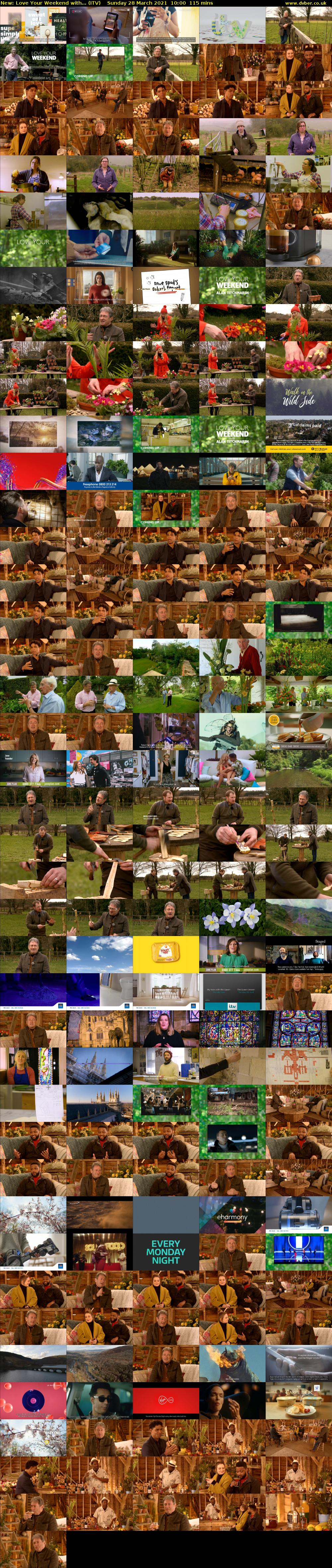 Love Your Weekend with... (ITV) Sunday 28 March 2021 10:00 - 11:55