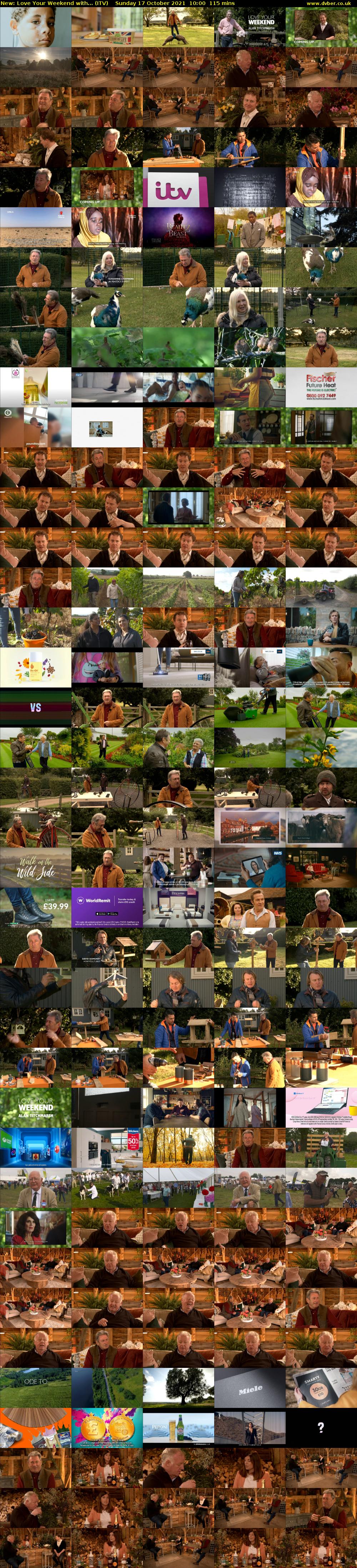 Love Your Weekend with... (ITV) Sunday 17 October 2021 10:00 - 11:55