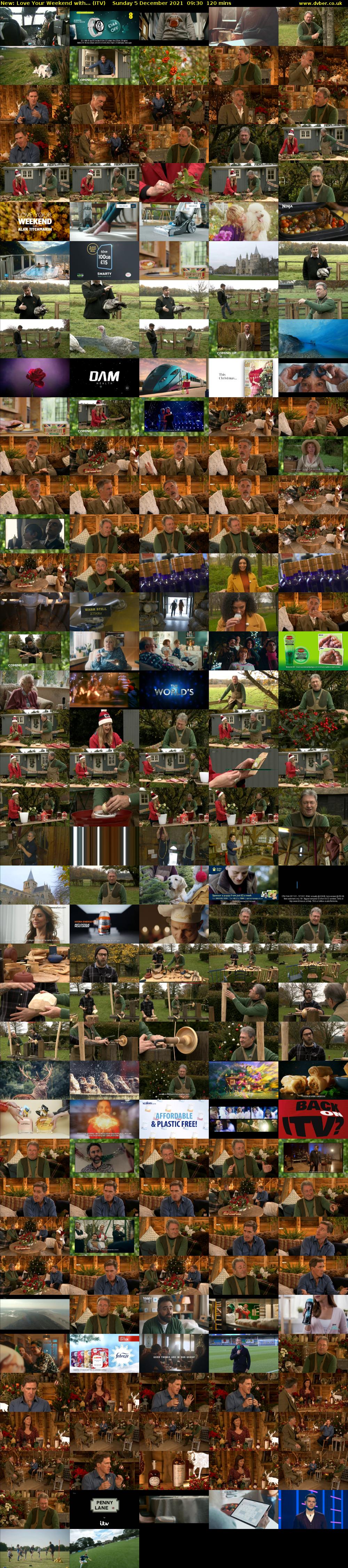 Love Your Weekend with... (ITV) Sunday 5 December 2021 09:30 - 11:30