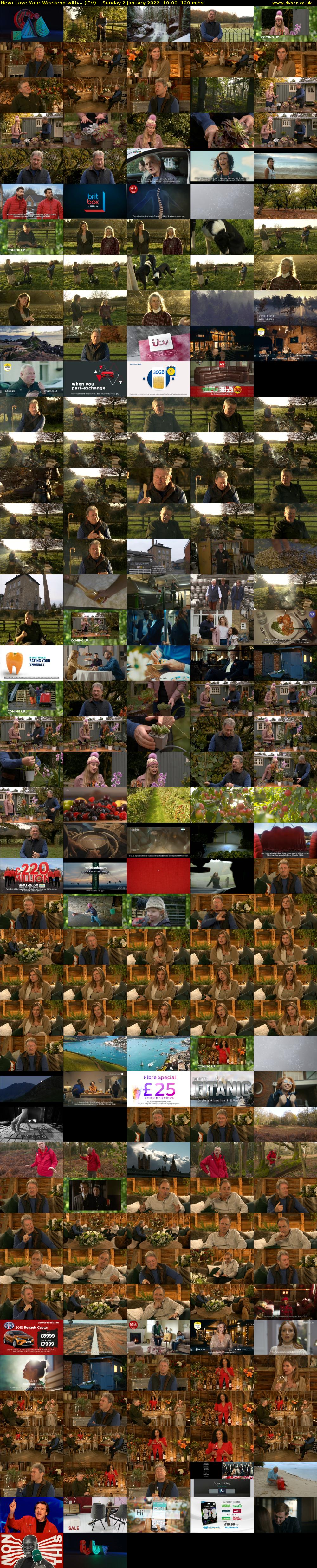 Love Your Weekend with... (ITV) Sunday 2 January 2022 10:00 - 12:00