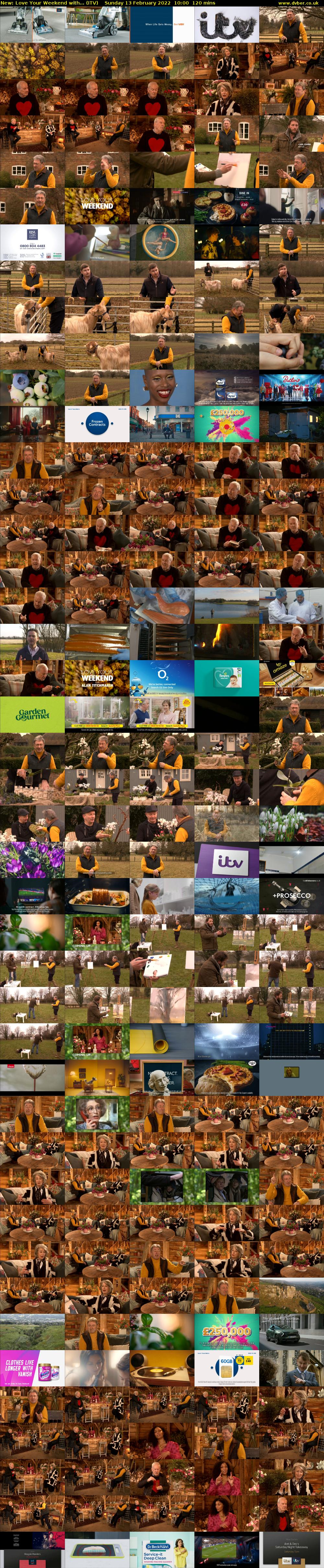 Love Your Weekend with... (ITV) Sunday 13 February 2022 10:00 - 12:00